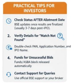 BSE IPO Allotment Tips